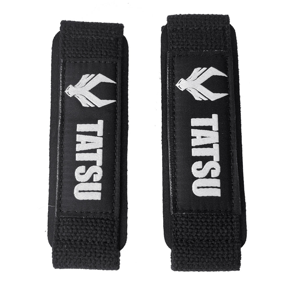 TATSU LIFTING STRAPS BLACK LEFT SIDE
