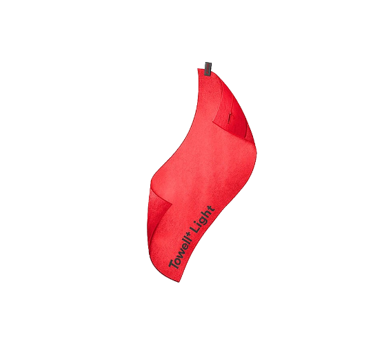 TOWELL MICRO IN MICROFIBRE POWER RED FRONT SIDE