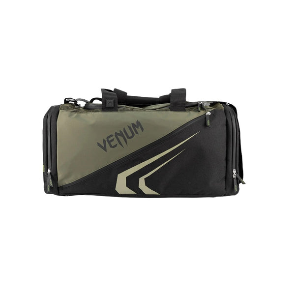 TRAINER LITE EVO SPORTS BAG KHAKI BLACK FRONT SIDE