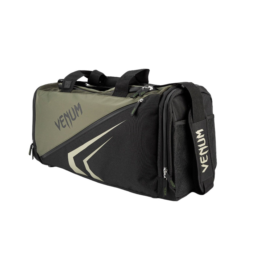 TRAINER LITE EVO SPORTS BAG KHAKI BLACK RIGHT SIDE