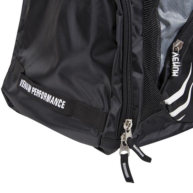 TRAINER LITE SPORTS BAG BLACK GREY LEFT SIDE