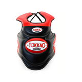 TRAINER PROTECTIVE VEST BLACK RED FRONT SIDE