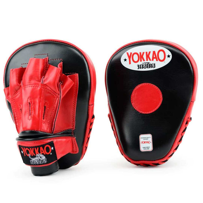 FOCUS MITTS BLK-RED STANDARD