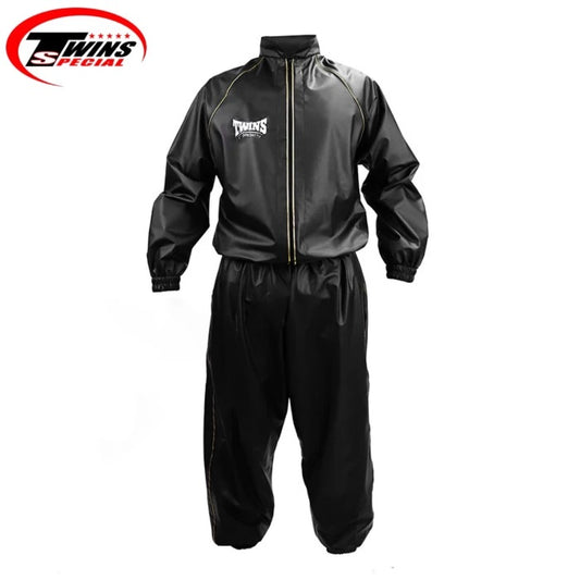 VSS1 VINYL SWEATSUITS BLACK GOLD FRONT SIDE
