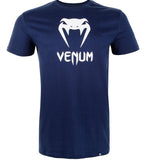 Venum Classic T- Shirt Navy Blue Front Side