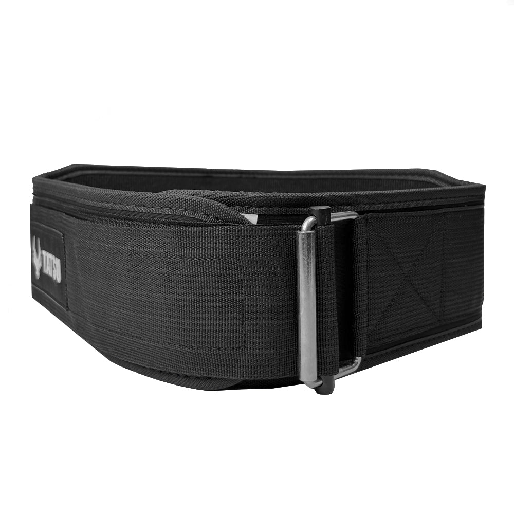 WEIGHTLIFTING BELT BLACK BACK SIDE