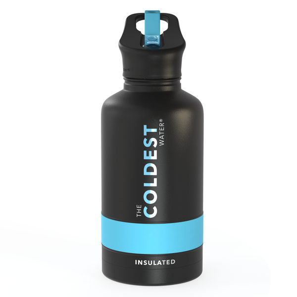 The Coldest Water Bottle Sports - 64 oz Tactical Black